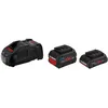 Image de Bosch Starter-Set 1 x batterie 4.0Ah + 1 x batterie 5.5Ah + Chargeur rapide GAL 1880 CV - 1600A0214A
