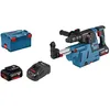 Image de Bosch 061191000G - Marteau-perforateur sans fil GBH 18V-26 F (2x 5,5 Ah ProCORE18V, GAL 1880 CV, GDE 18V-16, mandrin automatique interchangeable, butÃ©e de profondeur 210 mm, poignÃ©e supplÃ©mentaire,