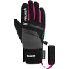 Image de Gants de ski REUSCH Travis GORE-TEX (black / black melange / pink glow) Junior