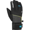 Image de Gants de ski REUSCH Louis R-TEX XT (black melange/safety yellow/blue)