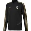 Image de Maillot d'entraînement manches longues Real Madrid 2019/20 Noir XS DX7836