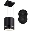 Image de Tron Ambience - Hotte - hotte îlot - largeur : 38 cm - profondeur : 38 cm - recyclage - noir en occasion ou reconditionné