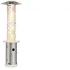 Image de Goldflame Style radiateur de terrasse 11,2 kW vue 360 ° mobile argent en occasion ou reconditionné