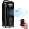 Image de Rafraîchisseur d'air mobile - - Ventilateur - Ionisateur - Humidificateur - Mobile - 330 m³/h - 7L - Noir en occasion ou reconditionné