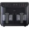 Image de FRITEUSE A AIR CHAUD - MEDION - P20 XXL TWIN - 2600 W - 2 PANIERS - 9 PROGRAMMES - NOIR