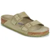 Image de Sandales Birkenstock Arizona  Sfb Cuir Suede Bk1019045 Vert - 44