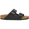 Image de Birkenstock - Sandales en matière synthétique - Arizona Vegan Birkibuc Narrow Black pour Femme - Taille 38 - Noir
