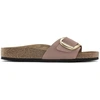 Image de Sandales plates BIRKENSTOCK  MADRID BIG BUCKLE NUBUCK  LEATHER 1024039 M66060457