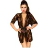 Image de Penthouse - Sweet Retreat Peignoir Noir S-L
