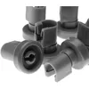 Image de vhbw 8x Roulettes (25 mm) pour chariot infÃ©rieur lave-vaisselle compatible avec divers modÃ¨les