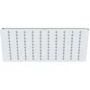 Image de Douche De TÃªte Universelle Duravit En Inox, Avec Jet Rain, CarrÃ©e (300 Mm) Orientable, ChromÃ©