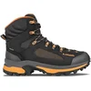 Image de Lowa - Chaussures de randonnée GORE-TEX® - Corvara GTX Mid Black/Orange pour Homme en Cuir - Taille 44 - Noir