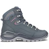 Image de Lowa - Chaussures de randonnée GORE-TEX® - Renegade Evo GTX Mid Ws Steelblue/Old Rose pour Femme en Cuir - Taille 40 - Bleu