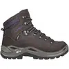 Image de Lowa - Chaussures de randonnée journée GORE-TEX® - Renegade GTX Mid Ws Slate/Blackberry pour Femme en Cuir - Taille 36,5 - Marron