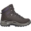Image de Lowa - Chaussures de randonnée journée GORE-TEX® - Renegade GTX Mid Ws Slate/Blackberry pour Femme en Cuir - Taille 39,5 - Marron