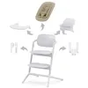 Image de Cybex Lemo 4-In-1 Chaise Haute Multifonctionnelle SiÃ¨ge RembourrÃ© Blanc