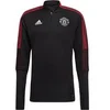 Image de Haut d’entraînement 1/4 zip Manchester United Tiro 21 Noir XL GR3812