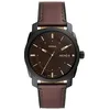 Image de Montre Homme Fossil Machine En Cuir Marron