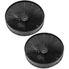 Image de vhbw 2x Filtres Ã  charbon actif compatible avec Zanussi ZK60W 94264000200, ZK60X 94264000300 hotte de cuisine - Avec filet de protection