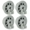 Image de vhbw 4x Roulette pour panier infÃ©rieur compatible avec Bosch lave-vaisselle - DiamÃ¨tre 35 mm
