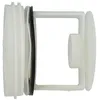 Image de vhbw Filtre Ã  peluches (avec joint de porte) Machines Ã  laver compatible avec Whirlpool AWE 6623, AWE 6624, AWE 6626, AWE 6627, AWE 6628, AWE 6650