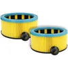 Image de vhbw 2x filtre plissÃ© compatible avec Starmix AS 1032 PG, AS 1020 PH, ADL 1445 EHP aspirateur Ã  sec/humide - bleu / jaune / noir, nettoyable