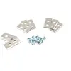 Image de vhbw 9x Lames compatible avec Worx Landroid WG791E.1, WG793E, WG793E.1 tondeuse - Lames de rechange, argentÃ©, acier