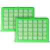 Image de vhbw 2x filtre compatible avec Moulinex MO 5221 PA 4Q0, MO 5221014 Q0, MO 5227014 Q0, MO 5231 PA 4Q0 aspirateur - filtre HEPA blanc / vert