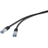Image de Renkforce RF-4673696 cÃ¢ble de rÃ©seau Noir 20 m Cat6a S/FTP (S-STP)