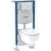 Image de Pack complet bÃ¢ti-support Duofix avec plaque Sigma20 et Pack cuvette Renova semi-carÃ©nÃ© - GEBERIT - 118.311.KJ.2