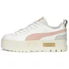 Image de Puma - Baskets Basses Mayze Thrifted En Cuir - Blanc - 38