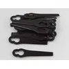 Image de vhbw 20x Lames compatible avec CMI C-Art-10.8/17 taille gazon - Lames de rechange, noir, plastique