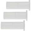 Image de vhbw 3x Cartouche anticalcaire compatible avec KÃ¤rcher HD, HDS, K2, K3, K4, K5, K6, K7 nettoyeur vapeur avec raccord d'eau 3/4" - Filtre blanc