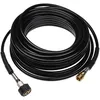 Image de vhbw Tuyau de rallonge 20 m compatible avec KÃ¤rcher K6, K 5.91 MD T 200, K 6.80 M T 250 nettoyeur haute pression avec connexion M22 x 1,5, noir