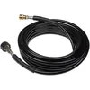 Image de vhbw Tuyau de rallonge 10 m compatible avec KÃ¤rcher K 2.36 M T 50, K 2.38 D plus nettoyeur haute pression avec connexion M22 x 1,5, noir