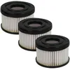 Image de vhbw 3x filtre plissÃ© compatible avec Rowenta Air Force Flex 760 aspirateur - noir / blanc, nettoyable