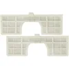 Image de vhbw 2x filtre compatible avec Samsung Navibot Airfresh SR8F40, Airfresh SR8F51, Airfresh SR8F31, Airfresh SR8F30 aspirateur - filtre blanc