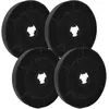 Image de vhbw 4x Filtres Ã  charbon actif universel pour diverses hottes aspirantes - 16 cm