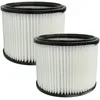Image de vhbw 2x filtre plissÃ© compatible avec Starmix Energetic APDH-1430, APDM-1430 aspirateur Ã  sec/humide - noir / blanc 3500 cmÂ²