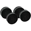 Image de vhbw 4x Filtres Ã  charbon actif compatible avec AEG DPB3931S, DGB1522S, DPB2621S, DPB3631S hotte aspirante - 12,4 cm