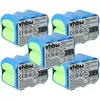 Image de vhbw 5x Batterie compatible avec Pellenc AP25, P80 outil Ã©lectrique (3000 mAh, NiMH, 7,2 V)
