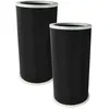 Image de vhbw 2x Filtre Ã  charbon actif compatible avec Xiaomi Mi Air Purifier 2, 3, 2H, 2C, 3C, 2S, 3H purificateur d'air - Filtre Ã  air gris / noir