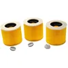 Image de vhbw Lot de 3x filtres Ã  cartouche compatible avec KÃ¤rcher WD 2, WD 1 Compact Battery Set aspirateur Ã  sec ou humide - Filtre plissÃ©, jaune