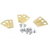 Image de vhbw 9x Lames compatible avec LandXcape LX796, 600 tondeuse - Lames de rechange, or / argentÃ©, acier (revÃªtement en titane)