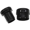 Image de vhbw Kit de rÃ©paration du tuyau de l'aspirateur 2-pcs compatible avec Miele ALLERGOTEC - Maintenance, noir