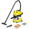 Image de Aspirateur eau et poussiÃ¨re Karcher WD 4 S V-20/5/22 - Puissance 1000W- CapacitÃ© 20L- Cuve inox- Flexible 5m- Position parking