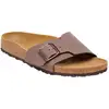 Image de Birkenstock - Sandales en Birko-Flor® - Catalina Birko-Flor Narrow Mocha pour Femme en Cuir - Taille 39 - Marron