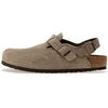 Image de Sabots BIRKENSTOCK  Tokio Suede Leather Taupe P32700628