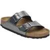 Image de Birkenstock - Sandales en cuir synthétique - Arizona W Birko-Flor Metallic Black pour Femme - Taille 40 - Noir