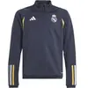 Image de Haut d'entraînement 1/4 zip enfant Real Madrid 2023/24 Noir 7/8 ans IB0875